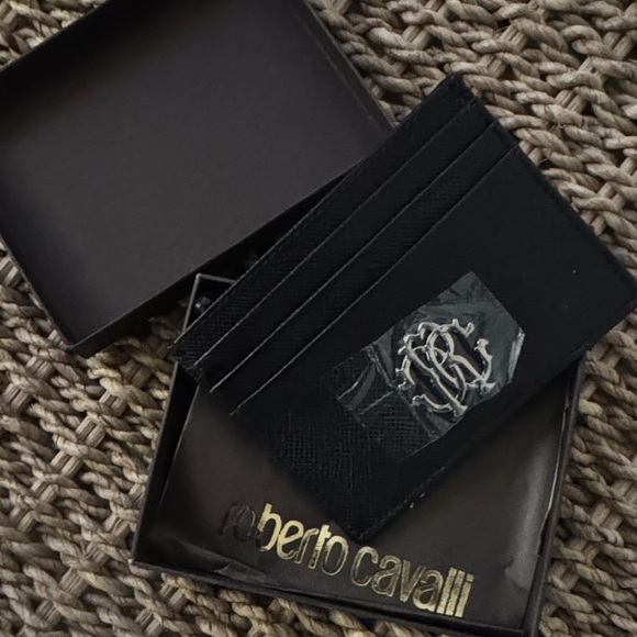 Roberto Cavalli Black Wallet with card slots - Picture 3 of 3